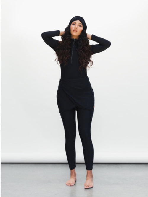 3pcs Women Muslim Swimwear Long Sleeve Swimsuit Muslimah Swimming