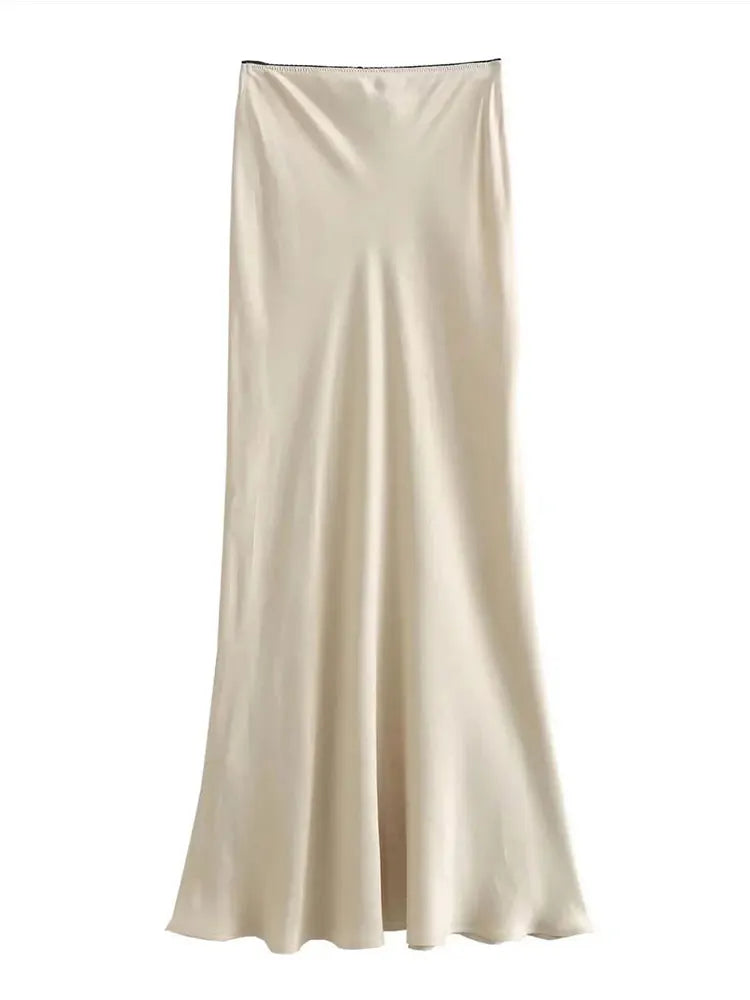 Mooyufon Women Fashion 2024 Spring New Satin Texture Bow Decoration
